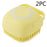 Silicone Dog Bath Massage Gloves Brush Pet Cat Bathroom Cleaning Tool Comb Brush For Dog Can Pour Shampoo Dog Grooming Supplies