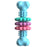 Dog Chew Toy Dog Bone Type  Dogs Teeth Cleaning Toys Indestructible TPR Bone Chewing Bite Resistant Teething Toys  Pet Products