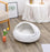 2 In 1 Dog And Cat Bed Pet Winter Bed Round Plush Warm Bed House Soft Long Plush Pets Bed Pet Products